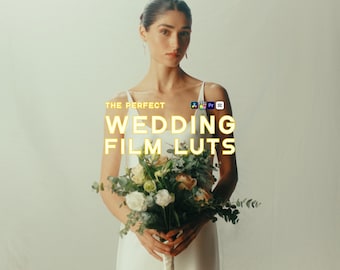 Wedding Film LUTs | Instant Film Look for Premiere Pro, DaVinci Resolve, FinalCutPro, CapCut