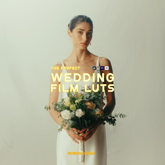 Wedding Film LUTs | Instant Film Look for Premiere Pro, DaVinci Resolve, FinalCutPro, CapCut