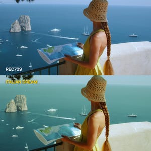 Cinematic LUT | Vintage Italy Film Tones | Rec.709 | Premiere Pro, DaVinci Resolve, FinalCutPro, CapCut image 9