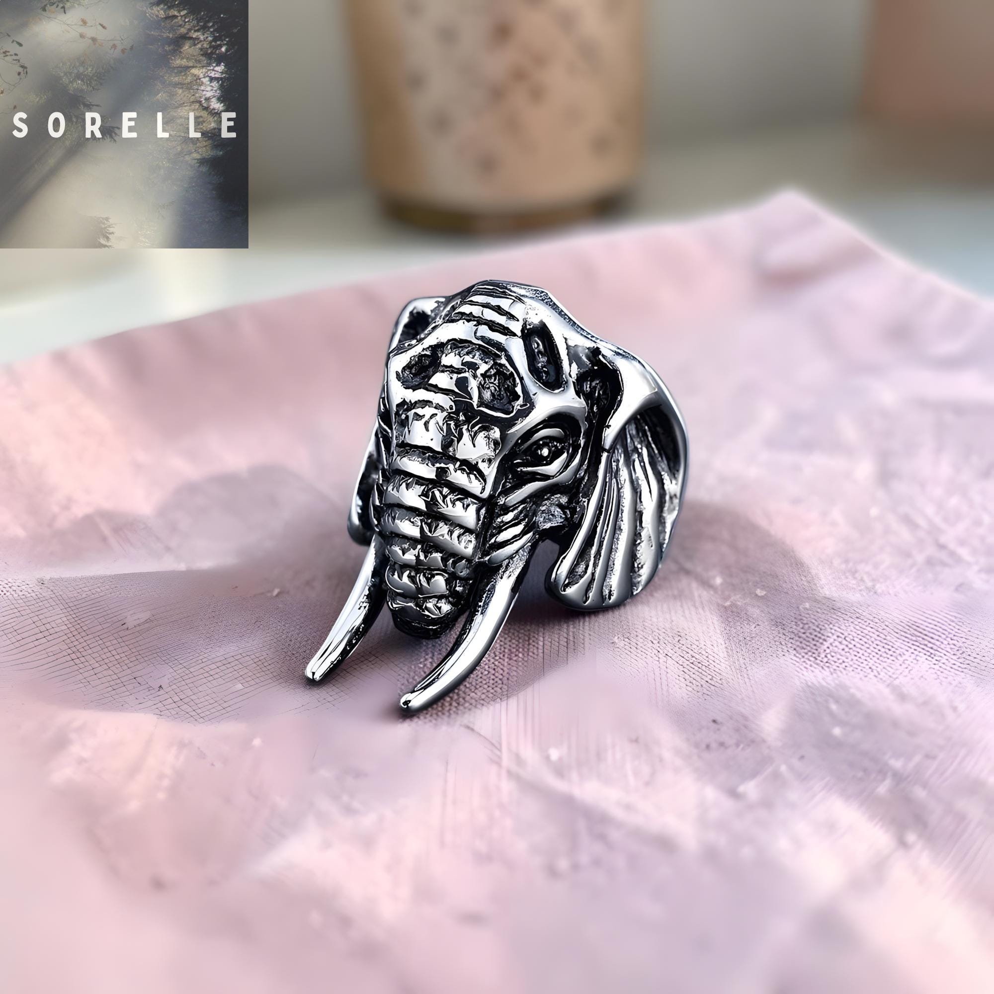 Elephant tusk ring - Etsy 日本