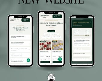 Hemsidesmall för lyxig presentbutik | Landningssida för bröllopsgåvor | HTML Tailwind CSS-webbkod | Handgjort beställningssystem för gåvor