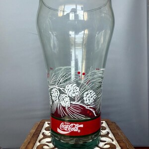Vintage 1980’s Coca-Cola holiday glass