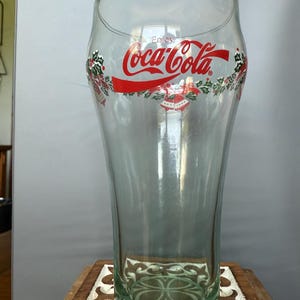 Vintage 1980’s Coca-Cola holiday glass
