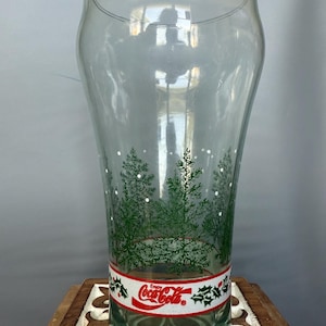 Vintage 1980’s Coca-Cola holiday glass