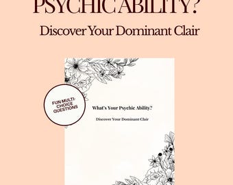 Intuitive Living Starter Kit | Psychic Ability Quiz, Workbook, Moon Journal (Digital Download)