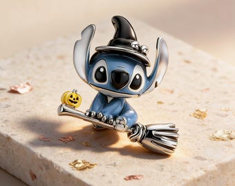 Pandora Style Niedlicher Blauer Charakter Charm Set, 925 Sterling Silber Bead Charm, Engel Charm, Weihnachtsgeschenk für Sie