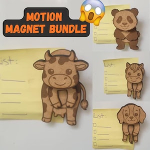 Farm Animals Frdige Magnet Laser Cut File | Fridge Magnet SVG Pack