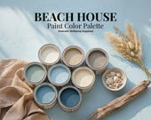 Beach House Wall Paint Palette | Sherwin Williams Coastal Colors (Digital Download)