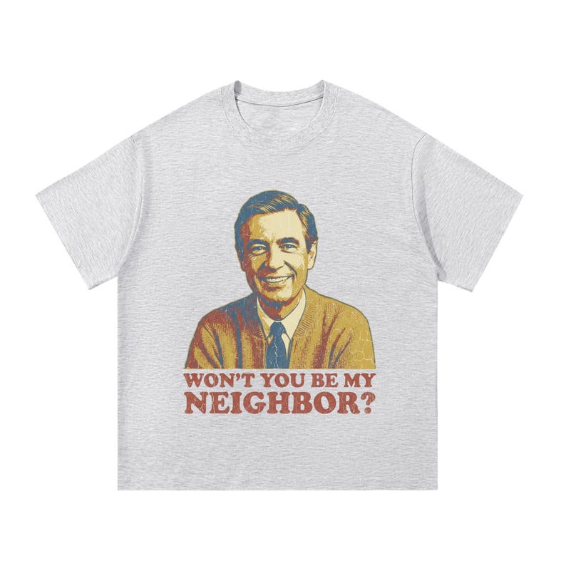 Mr. Rogers Won't You Be My Neighbor Shirt | Vintage TV Icon Tee immagine 5