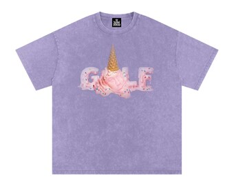Tyler, The Ice Cream Cone Snow Washed Oversized Tee