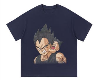 Vegeta Father's Day Shirt | Dragon Ball Z Dad Tee | Anime Graphic T-Shirt