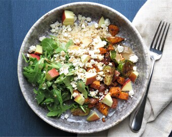Roasted Chipotle and Brown Rice Bowls - EASY Recipe for Two- Printable Digital Download