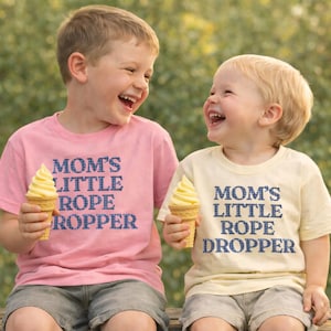 Mamas kleines Seil Dropper Kinder Shirt - Freizeitpark Jugend T-Shirt - Familienpark Reise Shirt - Kinder Geschenk