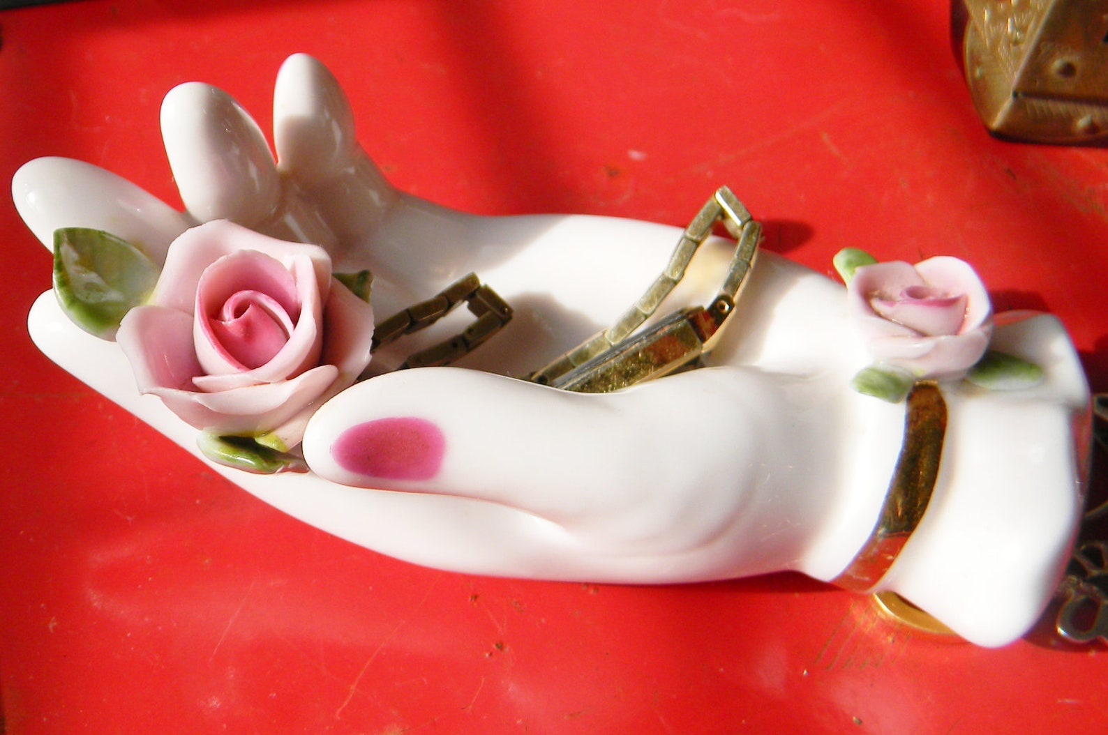 Lefton China Hand Ring Holder Hand Dish Ring Holder Etsy
