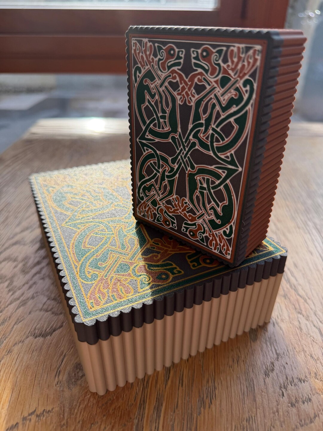 Celtic Knotwork Keepsake Box – Irish Hound Design Jewellery Storage - Etsy