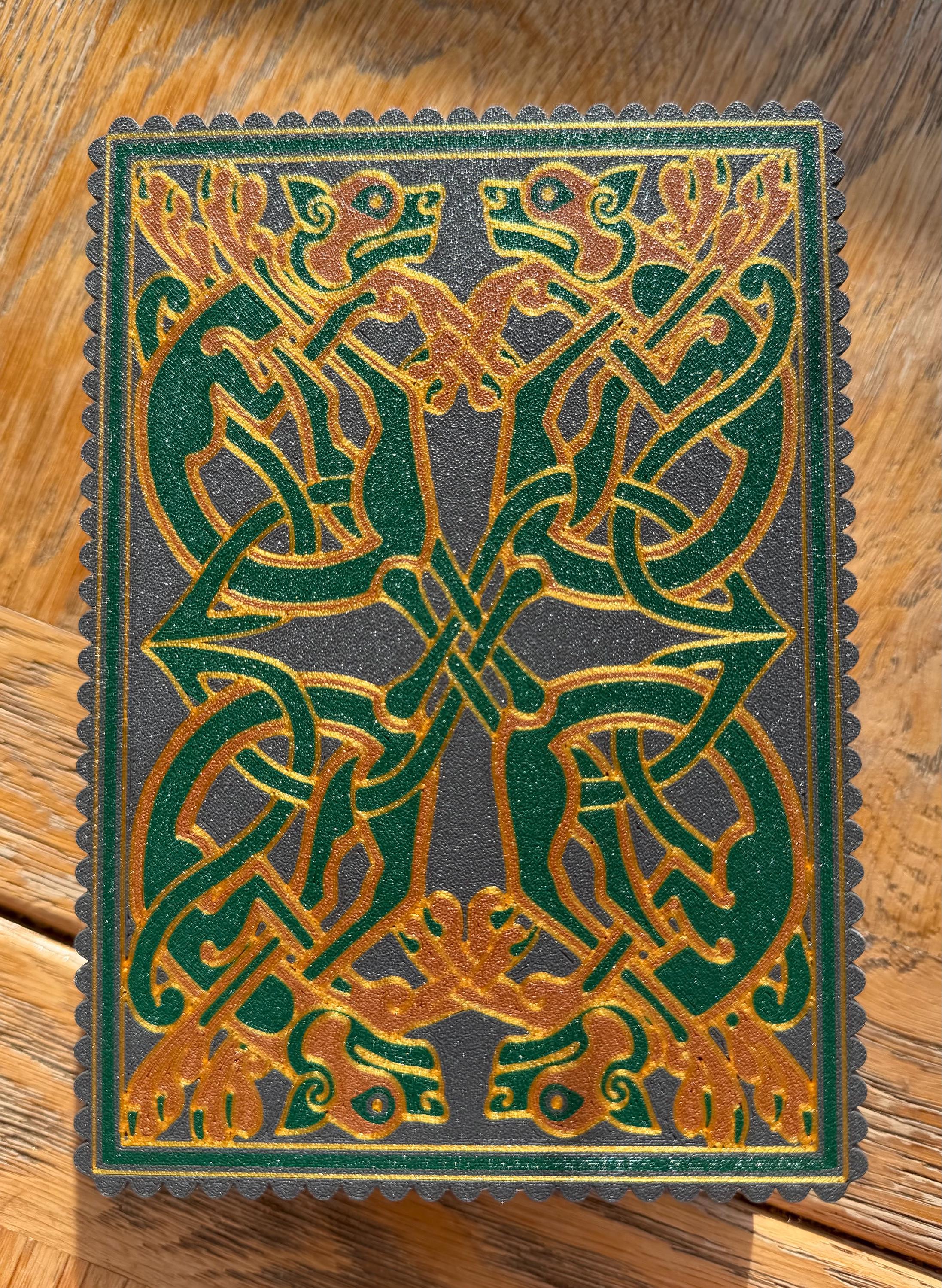 Celtic Knotwork Keepsake Box – Irish Hound Design Jewellery Storage - Etsy