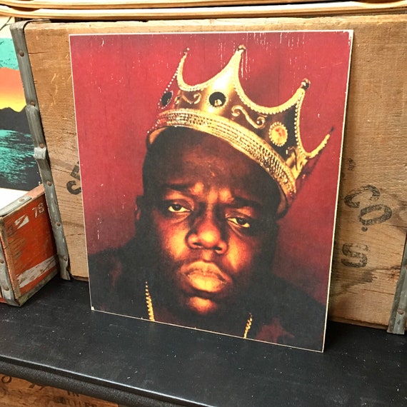 Notorious BIG Biggie Smalls Handmade Wood Poster 10.25x11.5 - Etsy