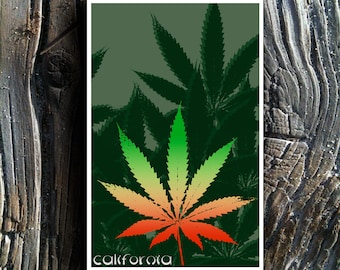 California Grown Pot Leaf 11x17 Limited Edition Poster Print