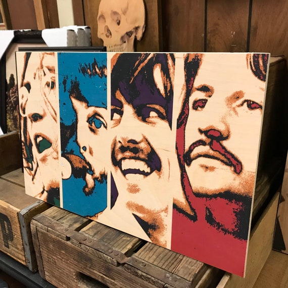 The Beatles Let It Be Original Artwork Handmade Wood Poster 10.25