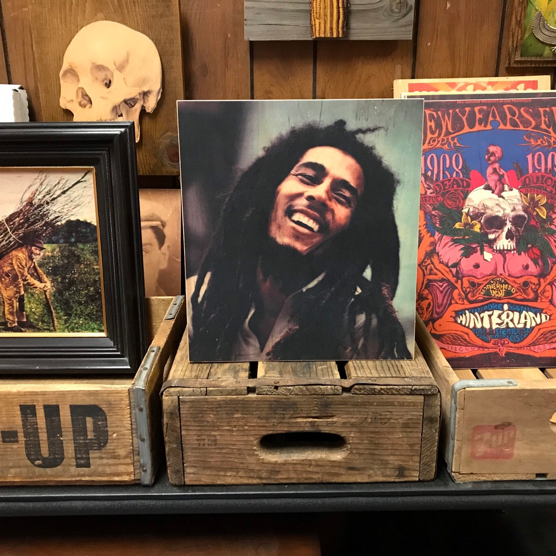 Bob Marley Smile Handmade Wood Poster 10.25x11.25 - Etsy