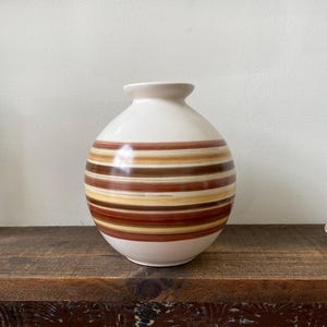 Vase en céramique Dragonwyck Pottery (Roman Bartkiw) - Moderne milieu du siècle - Atelier canadien