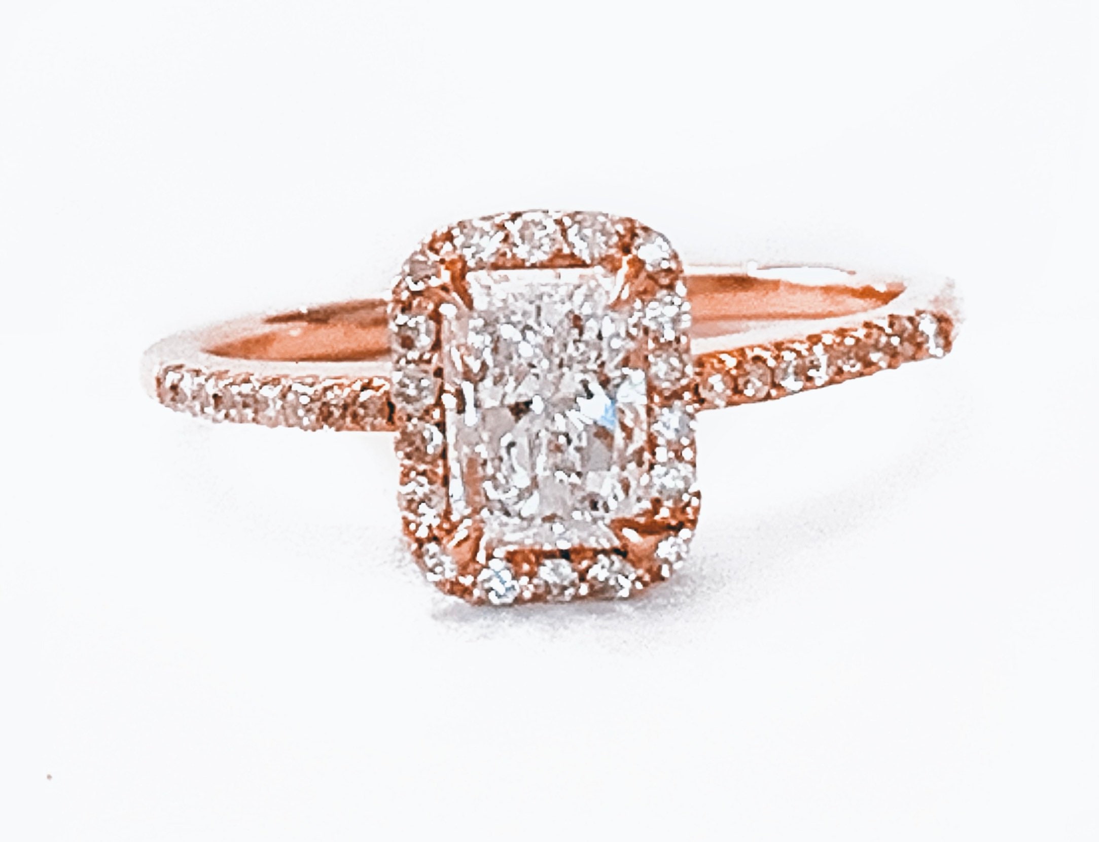 GIA Certified 1.00 Carat Diamond Engagement Ring 14kt Rose - Etsy