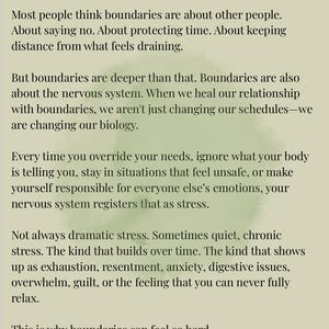 Nervous System Guide to Boundaries | Learn Healthy Boundaries Without ...