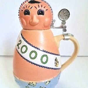 Schultz & Dooley 1st Edition Max Millenium Lidded Beer Stein Made in Germany