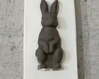 RF Rabbit Hare Pottery Press Mold Relief Mold or Sprig Mold Bisque Clay for Ceramic Decoration and Texture