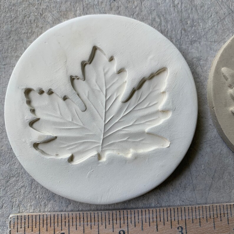 Ceramic Sprig Wide Maple Leaf Press Mold Relief Mold or Etsy