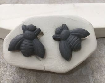 BP Clay Mold Small Bee Pottery Press Mold Relief Mold or Sprig Mold Bisque Clay for Ceramic Decoration and Texture