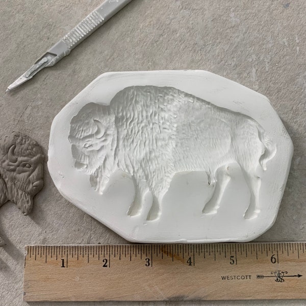 BU Buffalo Bisque Sprig Mold for Pottery Decorating and Texture