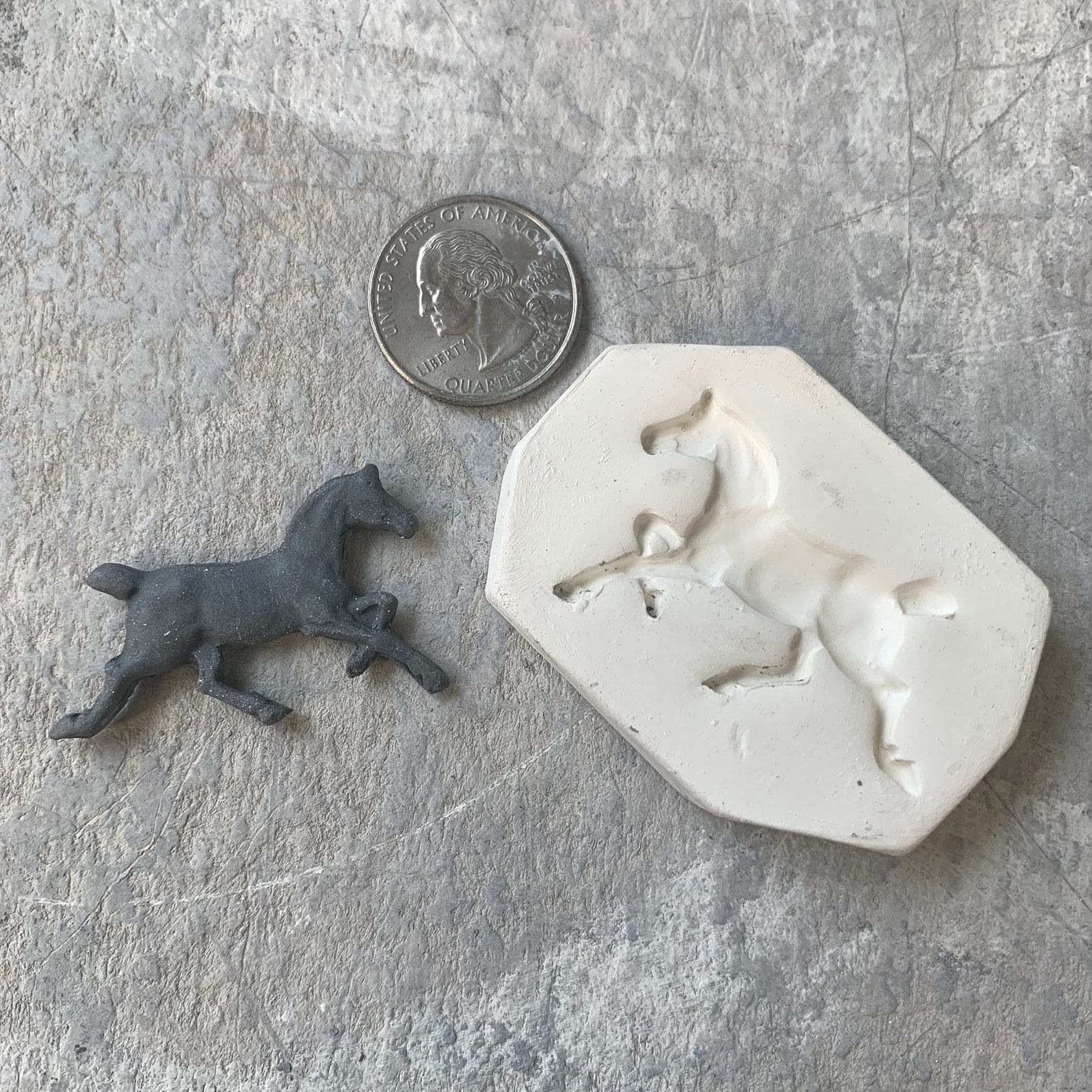 Clay Sprig Mold Horse Pottery Press Mold Relief Mold or Sprig Etsy