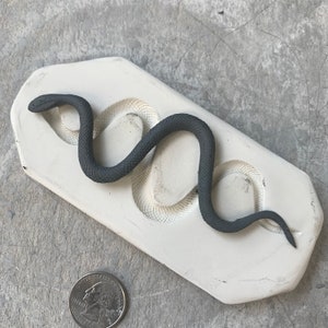 SL Snake Pottery Press Mold Relief Mold or Sprig Mold Bisque Clay for Ceramic Decoration and Texture