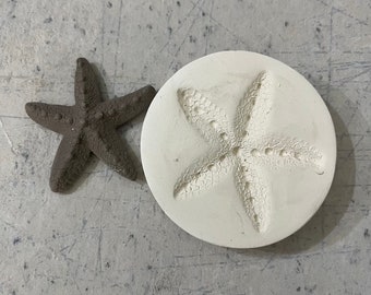 SS Clay Sprig Small Starfish - Pottery Press Mold - Relief Mold or Push Mold for Ceramic Decoration and Texture