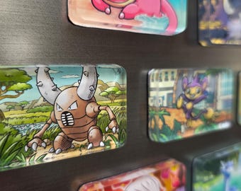 Blocco di carte Pokémon TCG Magnets - Fatto a mano