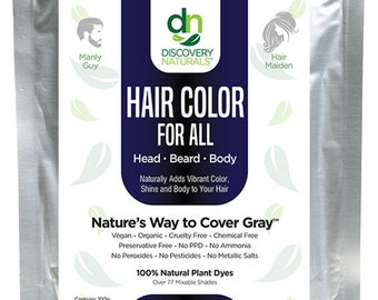 Henna King Indigo Dark Blue 100% Natural & Chemical Free Hair Coloring