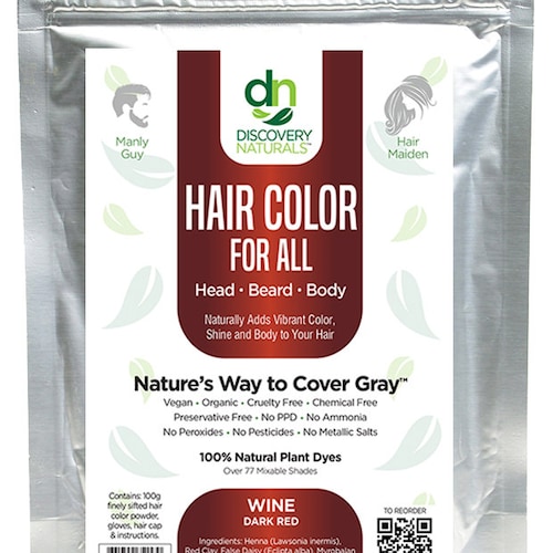 Wine Red Henna Hair Dye Etsy