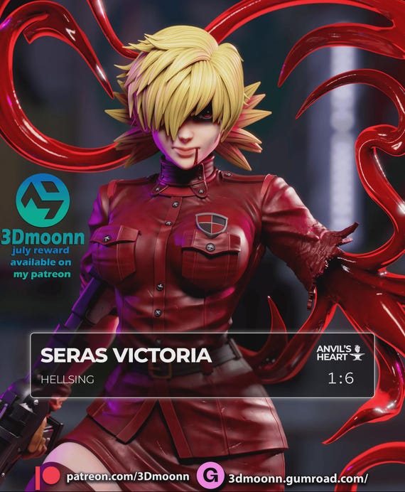 Seras Victoria | Hellsing | Handcrafted Figure - Etsy