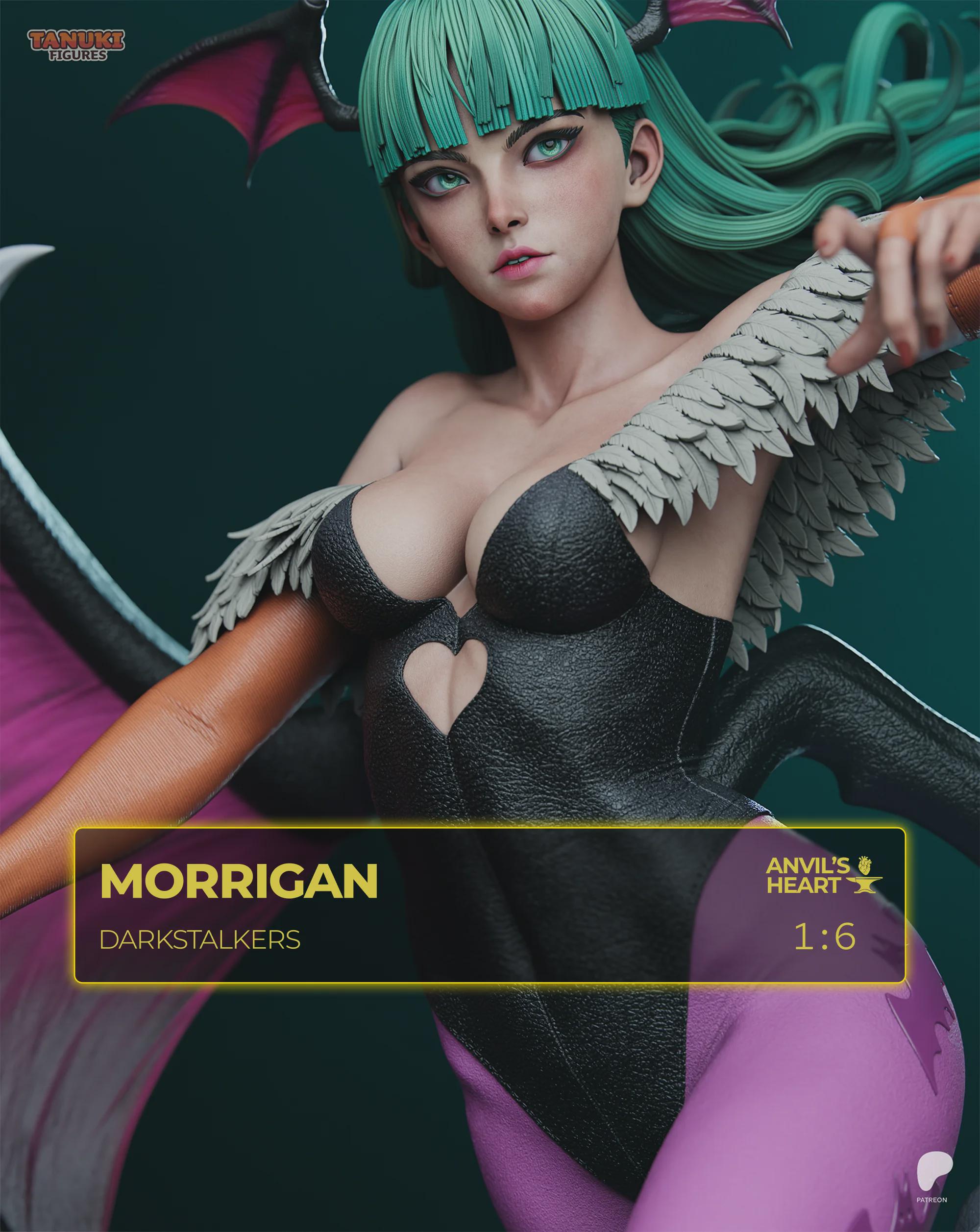Morrigan Darkstalkers Figure - Etsy