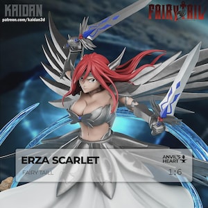 Erza Scarlet 3d Print - Etsy
