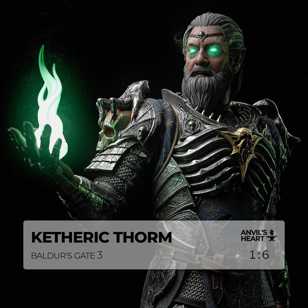 Ketheric Field Ketheric Thorm | Baldur's Gate 3 | Handcrafted Figure - Etsy