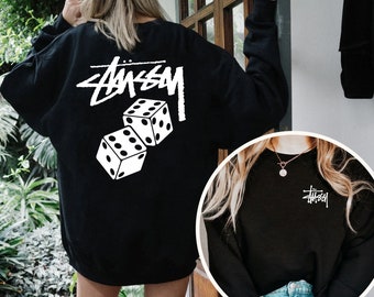 Stussy Dice Shirt, Beefy-T Lucky Dices Shirt, Poker Inspiration Shirt, Unisex Tee Sweatshirt & Hoodie, Gift For Fans, Casino Dices For Fun