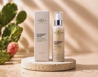 Crema detergente viso con olio di semi di fico d'India | Deterge, lenisce e ammorbidisce