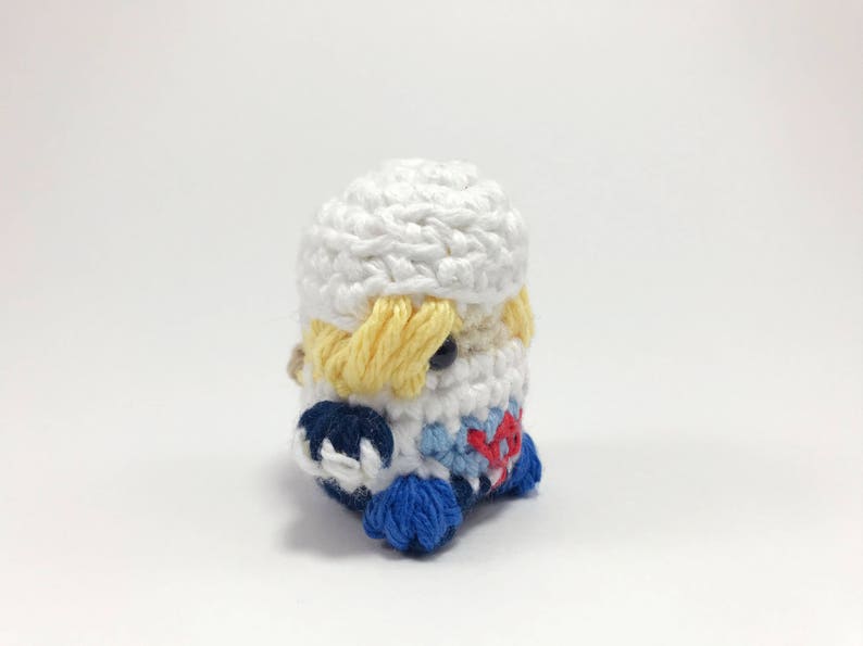 Sheik from Legend of Zelda Crocheted Amigurumi Finger Puppet PDF Pattern image 3