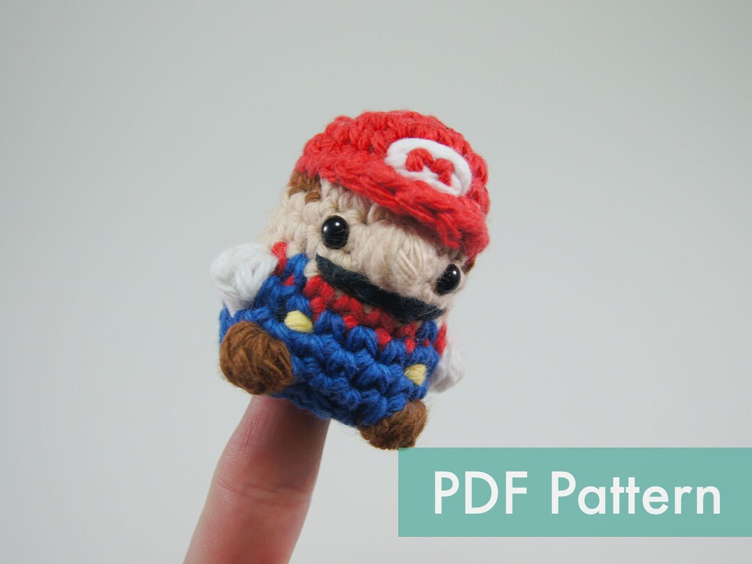 Crocheted Super Mario Amigurumi PDF Pattern - Etsy
