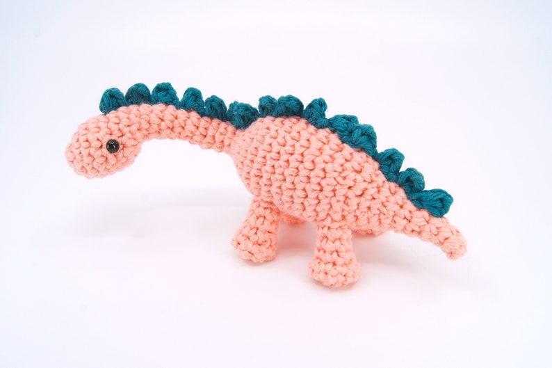 Crocheted Brontosaurus Dinosaur Amigurumi PDF Pattern image 3