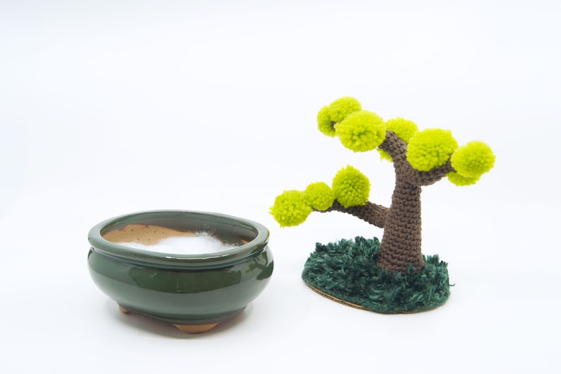 Crocheted Bonsai Tree PDF Pattern and Video Tutorial image 5