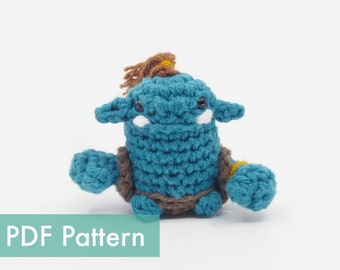 Crocheted Orc Amigurumi PDF Pattern