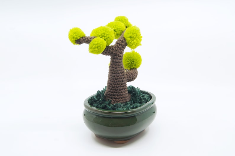 Crocheted Bonsai Tree PDF Pattern and Video Tutorial image 6